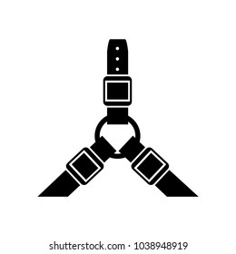 harness collar icon, Vector illustration