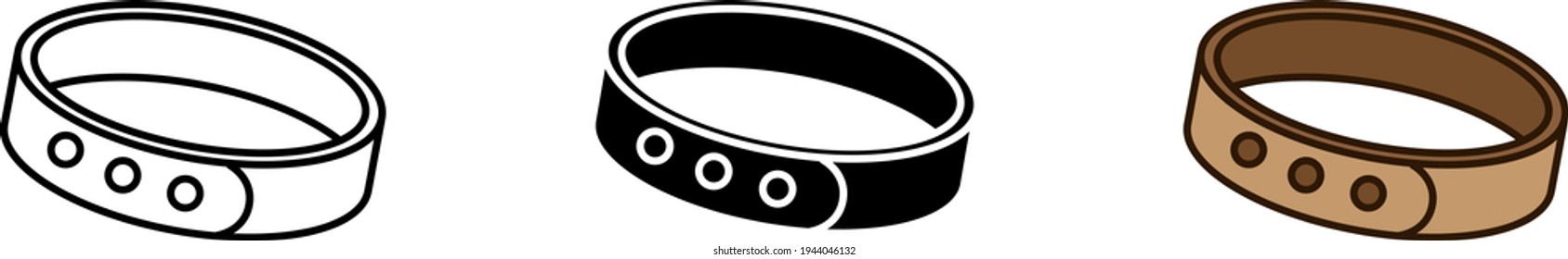 harness collar icon , Vector illustration