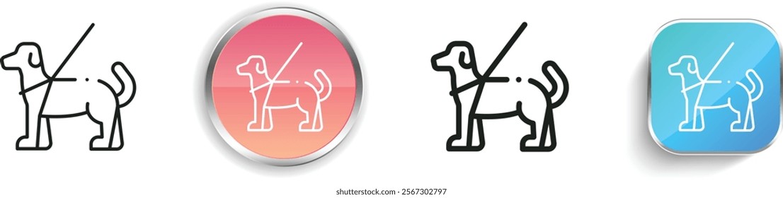 harness icon. Thin Linear, Regular and Button Style Design Isolated On White Background