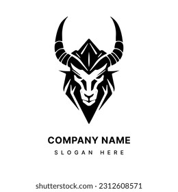 Harness the power of symbolism with a striking Baphomet head illustration logo design. Bold, mysterious, and evocative for a captivating brand