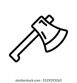 Harness the strength of our Axe Vector Icon for rugged designs and outdoor themes