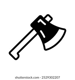 Harness the strength of our Axe Vector Icon for rugged designs and outdoor themes