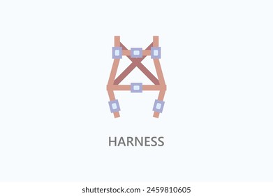 Harness Vector Icon Or Logo Illustration