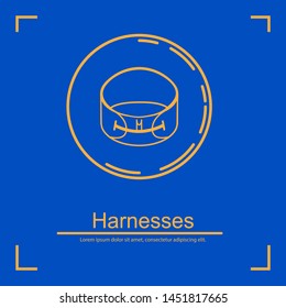 Harnesses. Vector icon banner Template,vector illustration