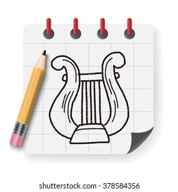 harp doodle
