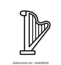 HARP-Icon-Design, flache Symbolsammlung