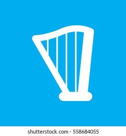 harp icon illustration isolated vector sign symbol