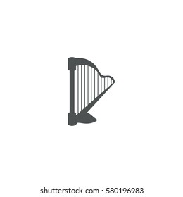 harp icon. sign design