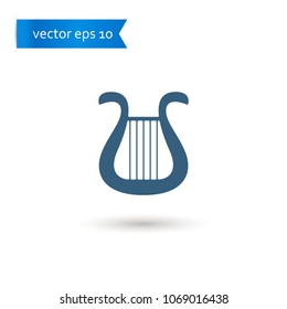 harp. harp icon. sign design. Vector EPS 10.