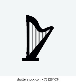 harp icon vector