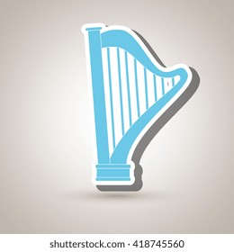 harp isolated design 