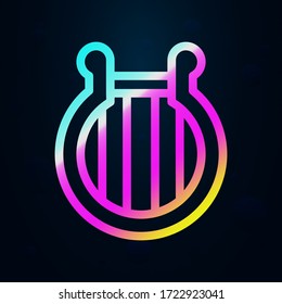 Harp, italy nolan icon. Simple thin line, outline vector of italy icons for ui and ux, website or mobile application