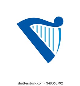 vector del logotipo de harp.