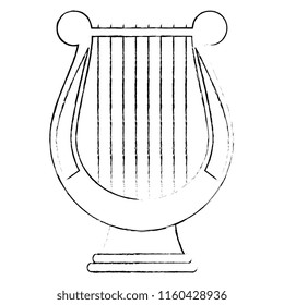 harp music instrument icon