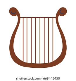 harp musical instrument icon