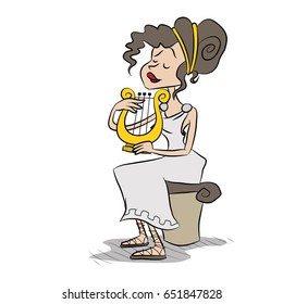 Harp player