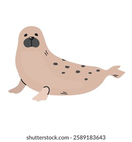 Harp seal icon clipart avatar logotype isolated illustration