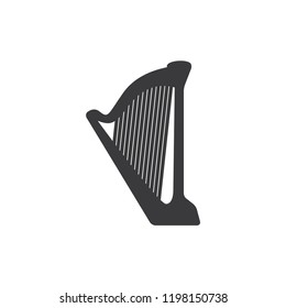 Harp vector icon