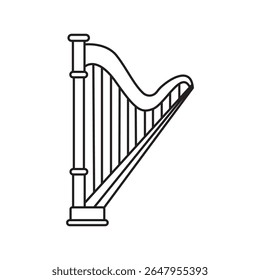 harpa icon illustration element design