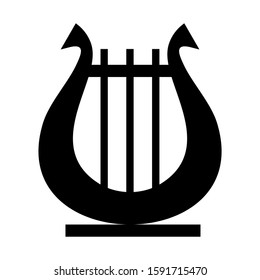 harpa icon isolated sign symbol vector illustration - high quality black style vector icons
