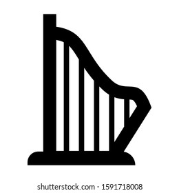 harpa icon isolated sign symbol vector illustration - high quality black style vector icons
