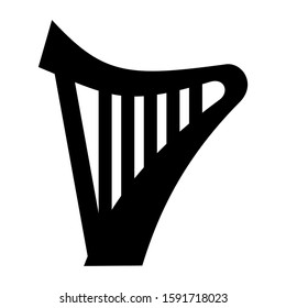 harpa icon isolated sign symbol vector illustration - high quality black style vector icons
