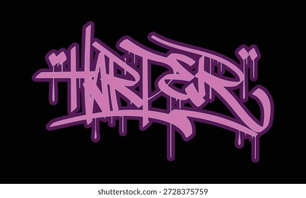 HARPER graffiti tag style design