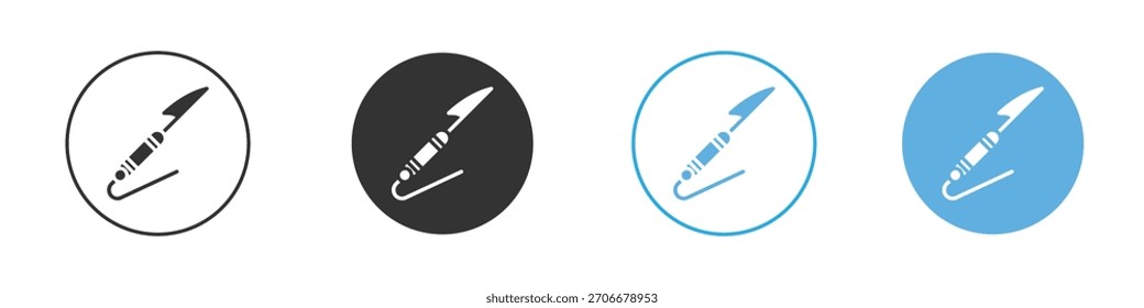 Conjunto de diseño de Plantilla de logotipo de icono de arpón