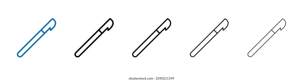 Harpoon icon Outline vector logo for web ui