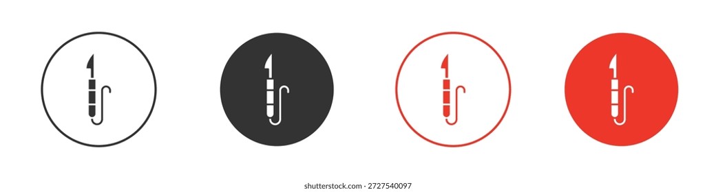 Harpunensymbol. Webvektordesign