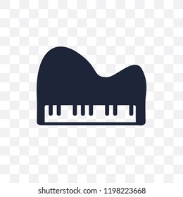 Harpsichord transparent icon. Harpsichord symbol design from Music collection. Simple element vector illustration on transparent background.