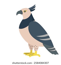 Harpy eagle icon clipart avatar logotype isolated illustration