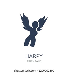 Harpy icon. Trendy flat vector Harpy icon on white background from Fairy Tale collection, vector illustration can be use for web and mobile, eps10