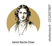 Harriet Beecher Stowe is an American writer, abolitionist, and author of the famous novel Uncle Tom