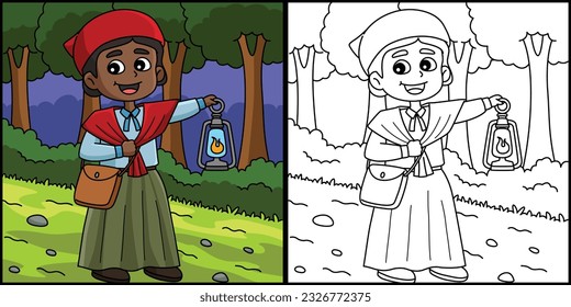 Harriet Tubman de la 10ª Ilustración de Colores