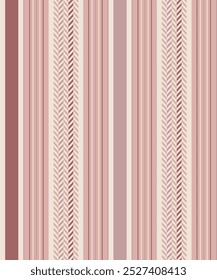 Harringbone Stripe Pink Fabric Print Pattern 