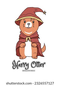 Harry Otter, The wizard He can cast spell, Maybe?