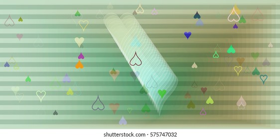 hart background pattern