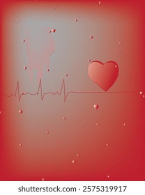 Hart background, Hart red background