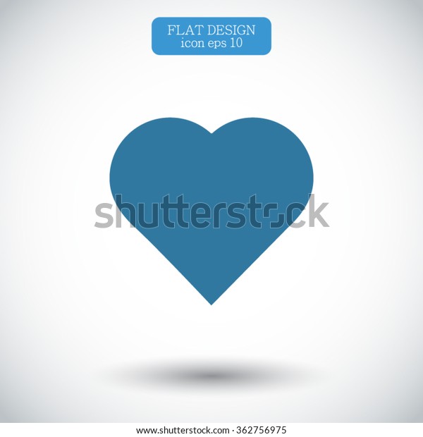 Hart Icon Stock Vector (Royalty Free) 362756975 | Shutterstock
