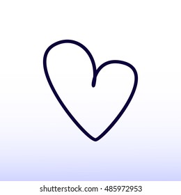 hart icon, vector best flat icon, EPS