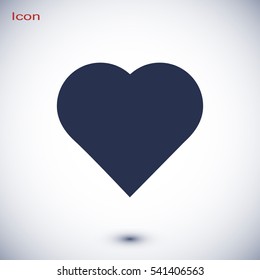 hart icon, vector best flat icon, EPS
