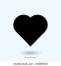 hart icon, vector best flat icon, EPS