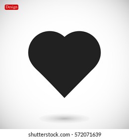 hart icon, vector best flat icon, EPS