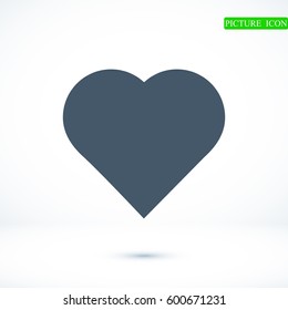 hart icon, vector best flat icon, EPS