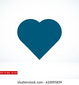 hart icon, vector best flat icon, EPS