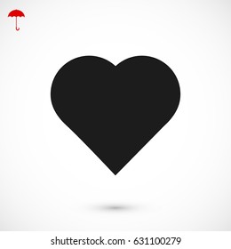 hart icon, vector best flat icon, EPS