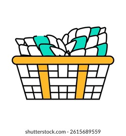 harvest artichoke line icon vector. harvest artichoke sign. isolated symbol illustration