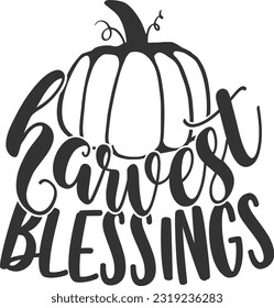 Harvest Blessings - Fall Design