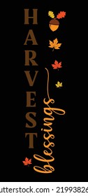 Harvest Blessings Shirt Design For Print